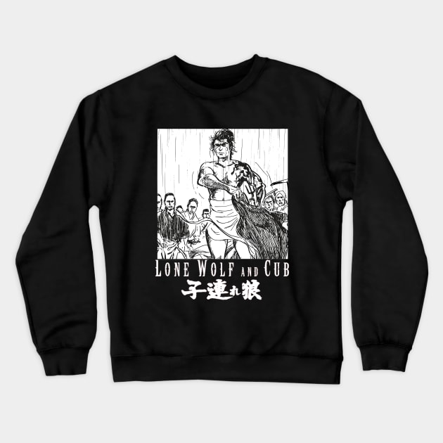 lone wolf and cub Crewneck Sweatshirt by Sparkledoom